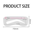 thumbnail image 2 of MesaSe 10*Eyebrow Stencil Grooming Shaper Durable Template Makeup Tools for Women, 2 of 5