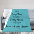 thumbnail image 4 of LHSHID Religious Gifts for Women Catholic Bible Verse Blanket Flannel Soft and Comfortable Anti static Bed Sofa Blanket 50x60in, 4 of 6