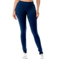 thumbnail image 2 of 3 Pack Women's High Waisted Leggings Wide Elastic Tummy Control Legging Pants For Women Size S-3XL, 2 of 4