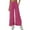 Hot Pink, variant on Zuesphe Black Pants for Women Plus Size Ladies Capri Pants Elastic Waist Palazzo Pants for Women Plus Size Cargo Pants Women