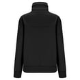thumbnail image 5 of AOOCHASLIY Women Winter Coat Fashion Woman Long Sleeve Open Front Loose Outerwear Solid Blouse Coat Tops Pockets Blouse, 5 of 5