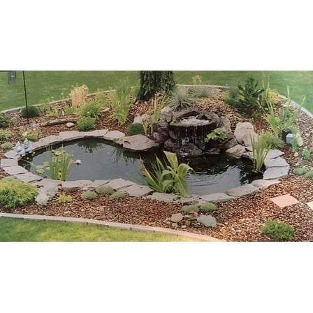 Water Garden Fountain KOI Pond KIT Liner & 620 GPH Pump 13 x 15   Lilies