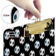 thumbnail image 3 of FMSHPON Football Scrapbooking Clipboard Hardboard Wood Nursing Clip Board and Pull for Standard A4 Letter 13x9 inches, 3 of 7
