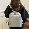 thumbnail image 4 of RUISINERY Casual Floral Print Backpack Fashionable School Bag Casual Daypack For Women And Students For School Commute And Travel, 4 of 8