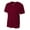Maroon, variant on a4 youth 2-button mesh henley jersey nb4130