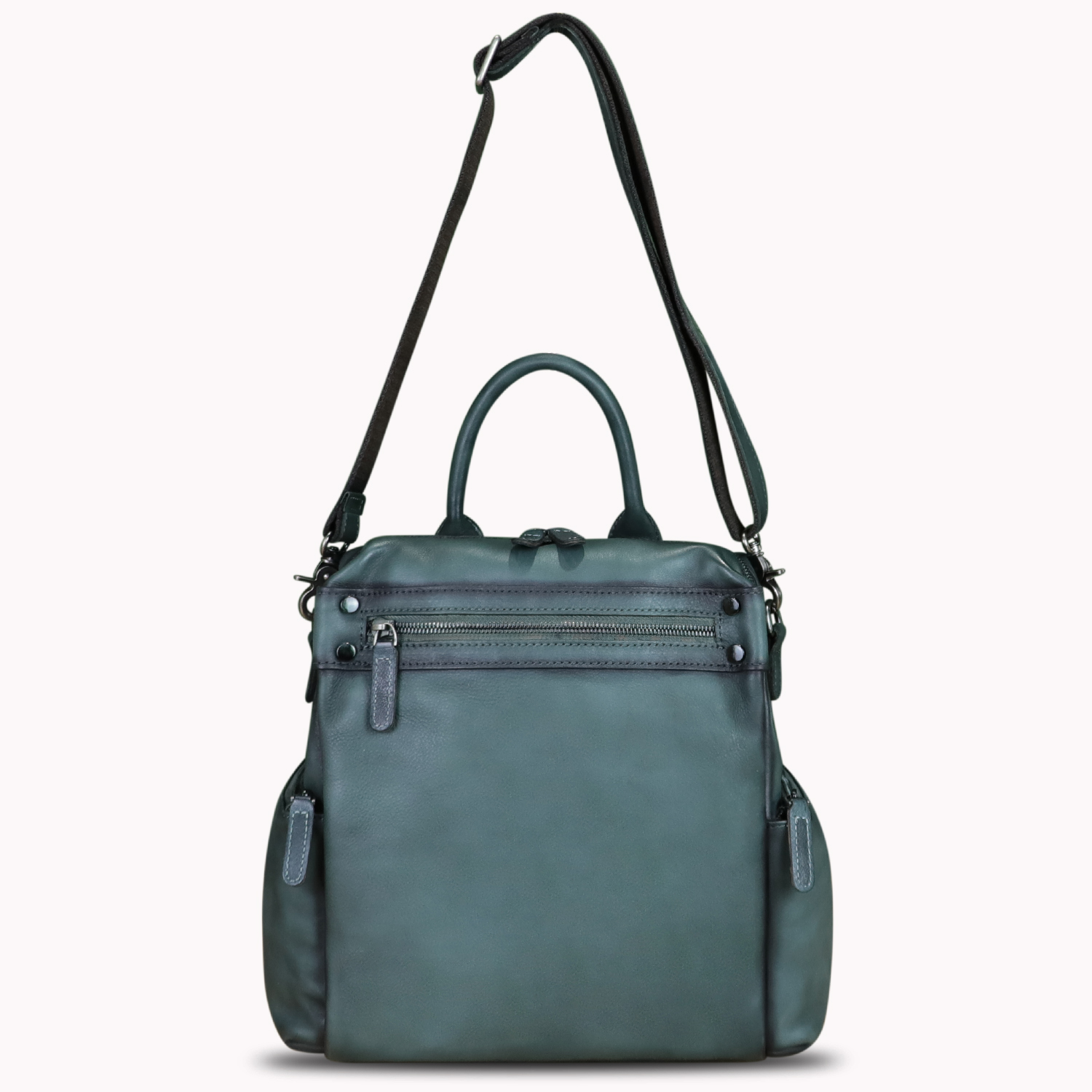 Genuine Leather Backpack Purse for Women Vintage Daypack 