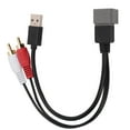 thumbnail image 2 of Car  Cable, Plug And Play Clear Sound Audio Input Adapter Cord MP3 WMA WAV Format  For Auto, 2 of 8