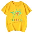 thumbnail image 4 of Hauts d'Été Décontractés pour Filles - T-Shirt à Manches Courtes Imprimé Dessin Animé Mignon pour Tout-Petits et Adolescents Mode, 4 of 4