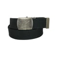 thumbnail image 1 of CTM® Cotton Web 1.5 Inch Adjustable Military Buckle Belt, 1 of 2