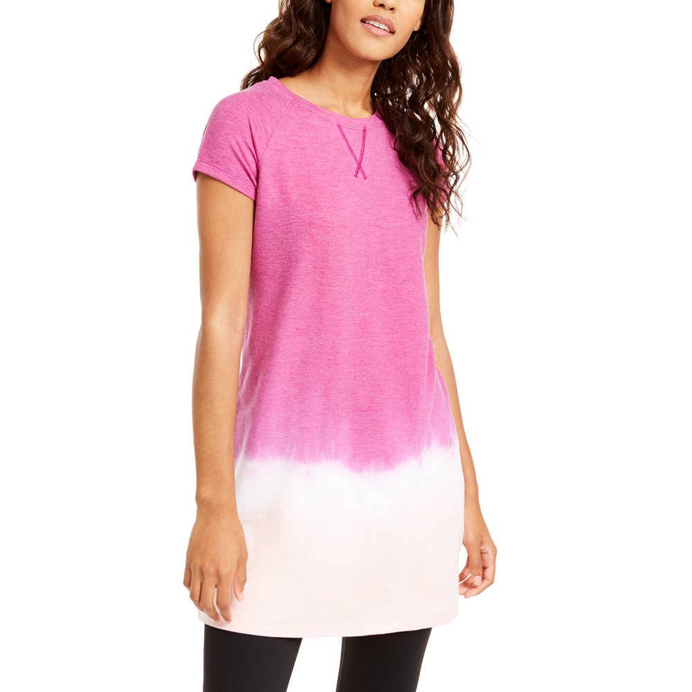 Ideology Womens Running Fitness Workout Ombr? Tunic Athletic Top