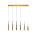 thumbnail image 1 of LED Pool Table Light with Gold Leaf Finish, 1 of 1