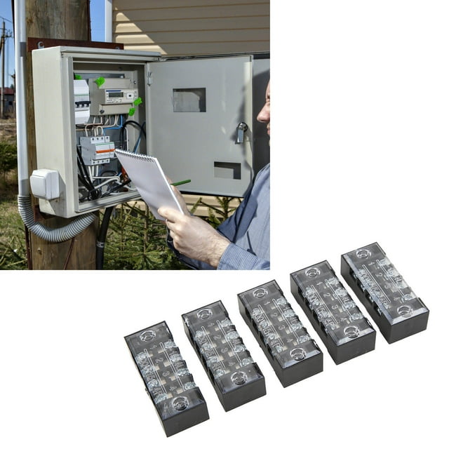 Bloques de regletas de terminales bloque de terminales industriales de doble fila para gabinetes de distribución de energía ANGGREK Otros