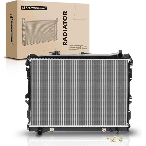 A-Premium Engine Coolant Radiator Assembly with Transmission Oil Cooler Compatible with Mazda MPV 1989-1995, Automatic Transmission