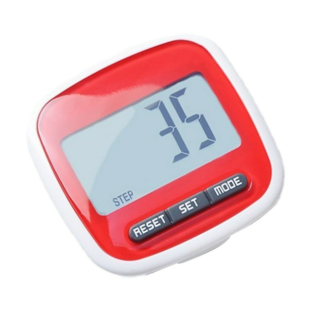 Dadatutu Clip-On Pedometer for Walking,Simple Pedometers for Running Steps Counter for Timing and Calorie Counting,Small Step Tracker for Women, Men, Kids and Seniors