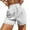 C-White101, variant on Womens Bohemian Shorts Crochet Trim Casual Drawstring Loose Fit Summer Beach Shorts Vacation Soft Bottoms