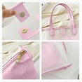 thumbnail image 3 of Large capacity pvc hand-carried One Shoulder bag Fashion transparent casual Going out bucket bag, 3 of 7