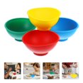 thumbnail image 3 of HLONK 8 Pcs Bol d'Alimentation pour Bébé Bols à Riz Bols en Silicone Mini Bols Bol d'Assaisonnement Bols Résistants aux Chutes pour Enfants (Jaune + Rouge + Vert + Bleu), 3 of 7
