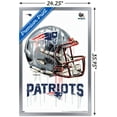 thumbnail image 2 of NFL New England Patriots - Drip Helmet 20 Wall Poster, 22.375" x 34", Framed, 2 of 3