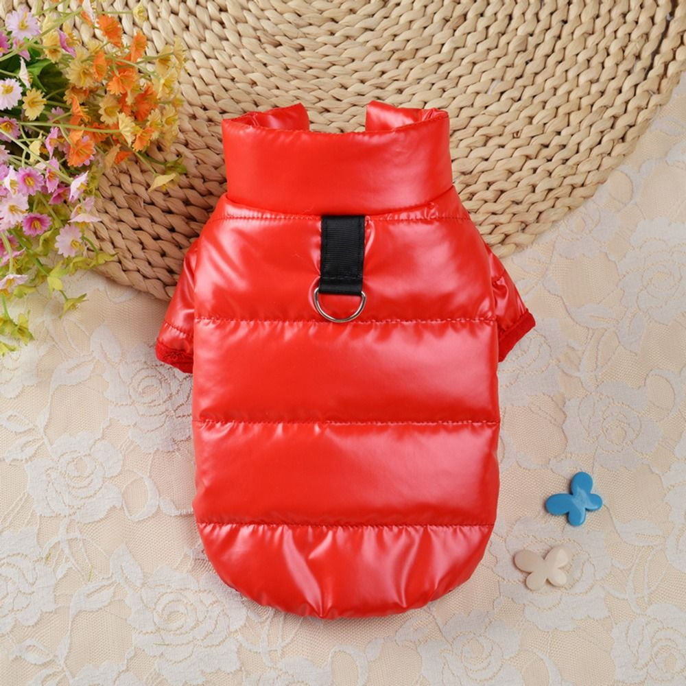 PU Leather Waterproof Coat Outfits Parkas Chihuahua Teddy Bichon Pet