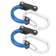 thumbnail image 3 of Carabinador de aluminio 2 PCS Carabinador de Servicio Pesado, Catabinador de Forma Multifunció D, Hebilla de Hamaca de Yoga para Hamacas Escalando Descenso de la Corriente Al, 3 of 7