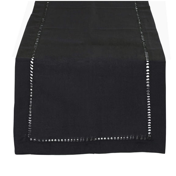 Fennco Styles Rochester Collection Classic Hemstitched Solid Color Daily Use Table Linens