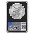thumbnail image 2 of 2024 (W) $1 American Silver Eagle NGC MS70 Black Label Retro Core, 2 of 3