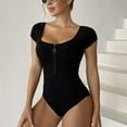 thumbnail image 4 of Traje de baño para mujer, traje de baño para mujer con cremallera en el pecho, bikini de una pieza, traje de baño para mujer diseñado para profesionales, 4 of 8