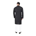 thumbnail image 3 of TRILOKI Mens Embroidered Sequined Kurta Pajama Set Rayon Ethnic Indian Traditional Wear Wedding Designer Ethnic Diwali Puja Kurta Payjama Set, 3 of 6