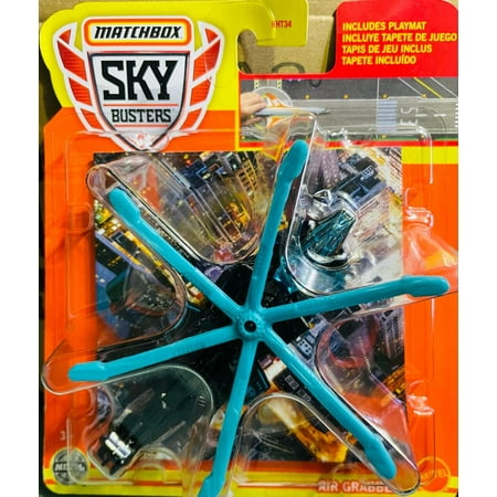 Matchbox Sky Busters #18/33 Air Grabber BLACK / TURQUOISE