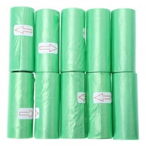 CCOCC 10 Rolls Multifunctional Disposal Bag Disposable Diaper Sacks Baby Poop Bags