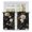 Black White Brown, variant on Vintage Black Floral Tier Curtains, Spring Seasonal Botanical Blooms Light Filtering Kitchen Curtains, 2Pcs Rod Pocket Half Window Treatments Panels for Sink Cafe Cabinet Basement 27.5x45 Inches