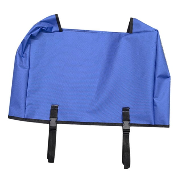 DYNWAVECA Folding Wagon Cover Garden Cart Cover Anti Scratch Portable Protector Dustproof Storage Bag for Foldable Camping Cart Trolley Blue