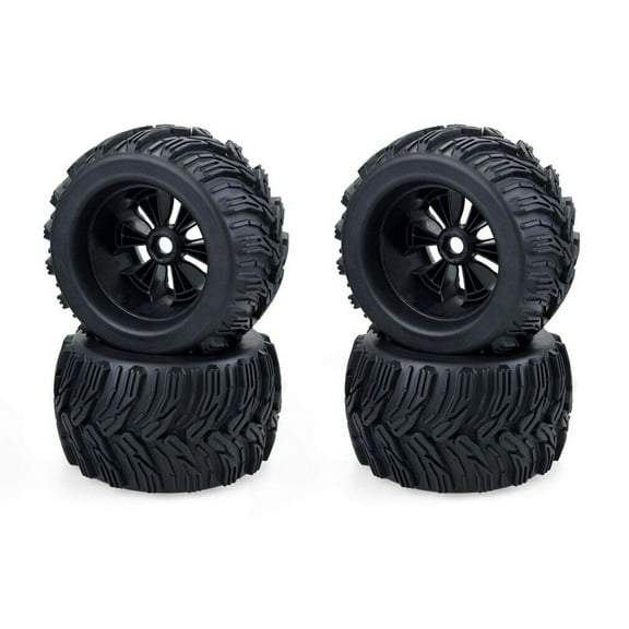 1/8 Monster Truck Wheels&Tire Set Tyre Fits for HPI Traxxas E-MAXX MGT with 17mm Hub