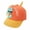 Orange, variant on Penkiiy Personalized Baby Baseball Cap Toddler Baby Baseball Hat Toddler Hats for Boys Girls Infant Dinosaur Cap Kids Sun Hat Red