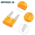 thumbnail image 5 of Unique Bargains 30pcs Small Blade Style Fuses 5A Blade Style Fuses Replacement for Automotive Car Boat Truck SUV, 5 of 6