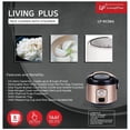 thumbnail image 4 of LP Living Plus Electric Rice Cooker, Non Stick Coating, One Touch Button (1.5L/8Cup), 4 of 6