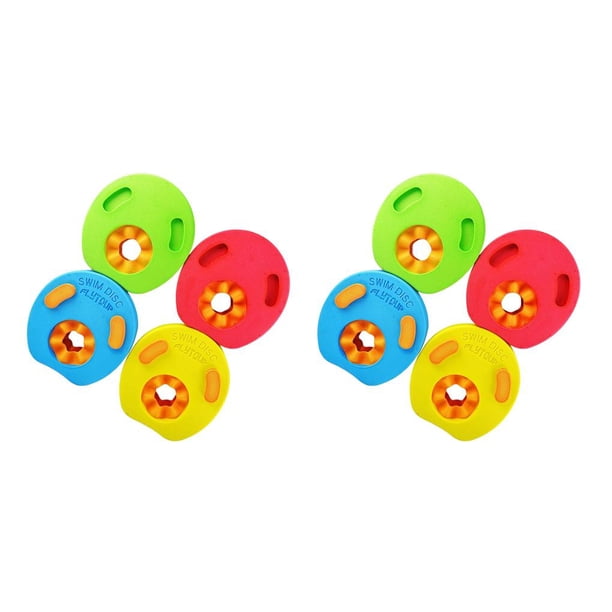 Matsuzay 4 piezas de discos de boya de natación de espuma EVA, mangas de banda para brazo de natación, brazaletes seguros coloridos, 18.6x2.2 cm 2Conjunto