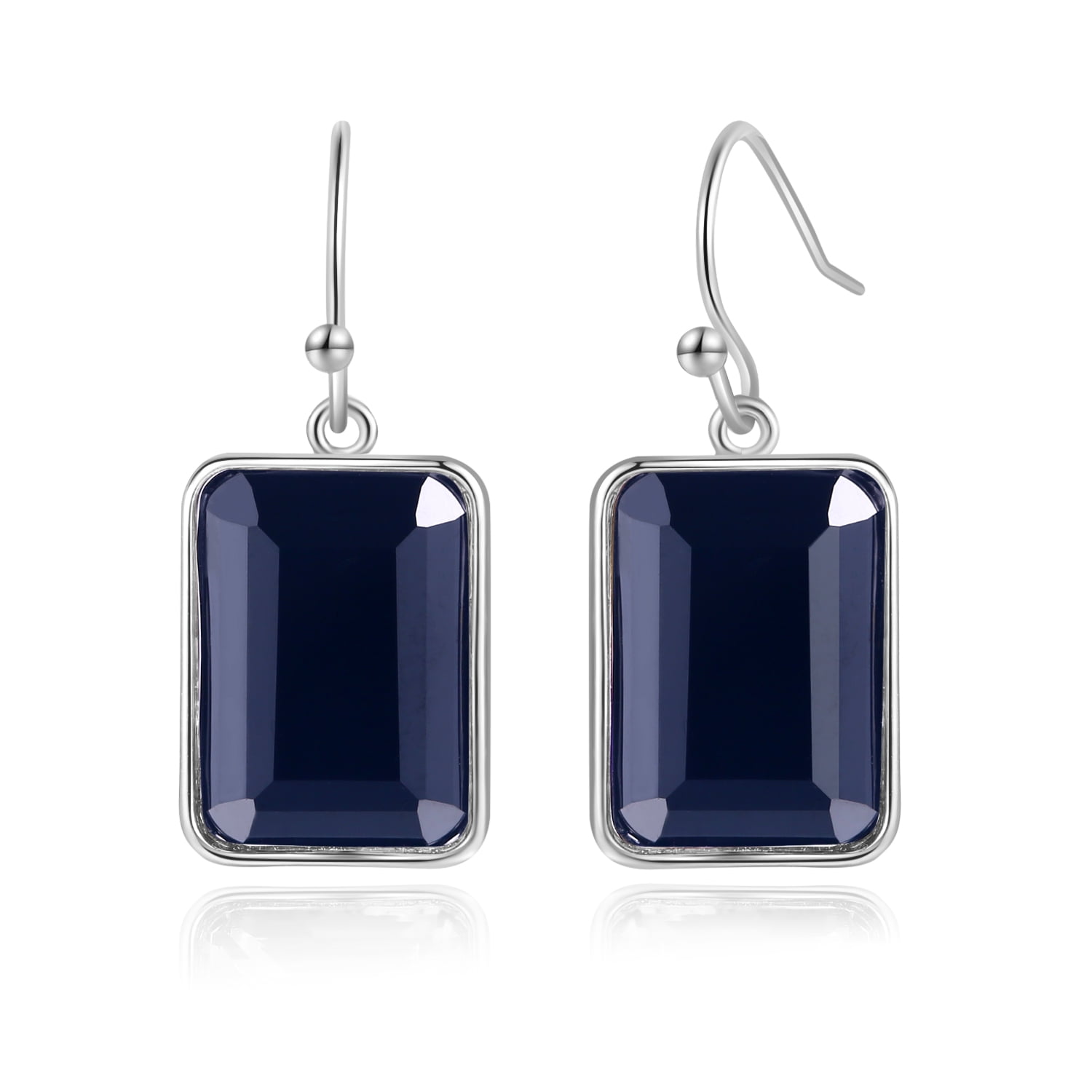 gemstone earrings silver tassel earrings Black stone dangle earrings tassel earrings black earrings black onyx elegant silver earrings