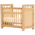 thumbnail image 1 of 1:12 dollhouse crib, wood simulated miniature bed furniture decoration accessories gift for children., 1 of 5