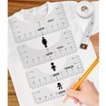 thumbnail image 4 of IMENGL Clearance! Delayuji Measuring Tool Ruler Crewneck T Shirt Alignment Ruler Pvc Sewing Collar Measuring Clothes Tool Ruler Set Crewneck T Shirt Centering Ruler One Size Clear, 4 of 6