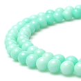 thumbnail image 2 of JarTc 5A Perles Rondes en Jade Bleu Ciel Perles d'Espacement pour Fabrication de Bijoux (8mm), 2 of 5