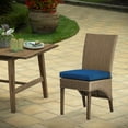 thumbnail image 2 of ARDEN Basics Outdoor Seat Pad Cushion, 17 x 17, Water Repellent and Fade Resistant, Cobalt Blue Mila, 2 of 8