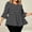 A05-Black, variant on Oversized Womens Blouses Fall Polka Dot 3/4 Sleeve Casual Womens Tops Plus Size Loose Fit V Neck Flared Sleeve Tops