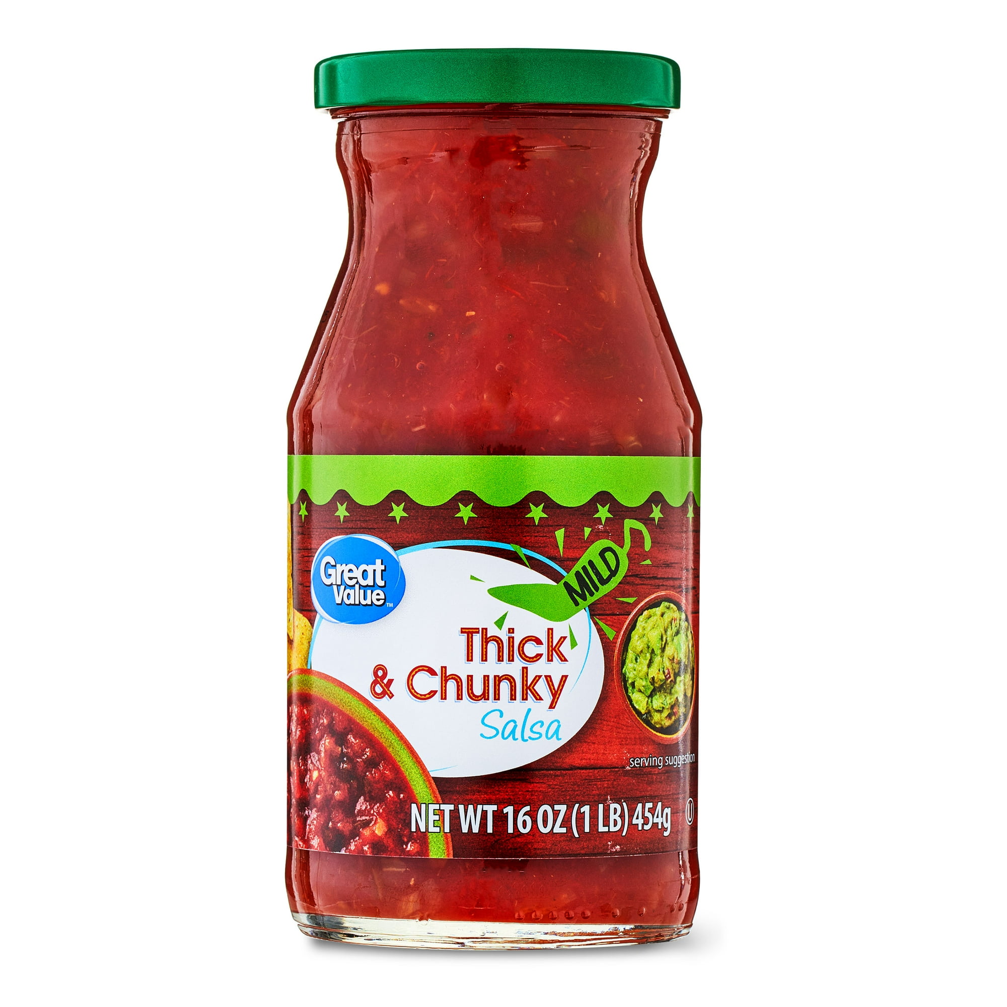 Great Value Thick and Chunky Salsa Mild, 16 oz