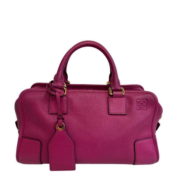 Pre-Owned LOEWE Amazona 28 Shoulder Bag/Handbag, Pink