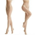 thumbnail image 2 of Seamless Tights for Women Women'S Solid Color Pantyhose Latin Pole Dance 70D Plus Size Reflective Socks,Beige Women's Accessories Tights XL, 2 of 3