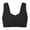 A-Black523, variant on Daisy Bras For Older Women Front Closure Comfortable Wide Straps Seamless Push Up Bra Support Everyday Sleep Bras