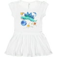 thumbnail image 3 of Inktastic Stegosaurus Space Dinosaur with Stars and Planet Girls Toddler Dress, 3 of 5