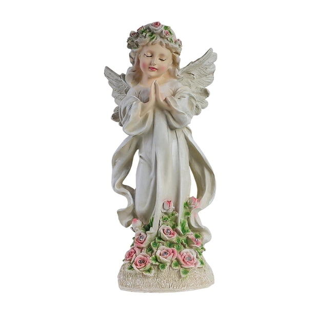 Figuritas de jardín Ángel DYNWAVEMX adorno coleccionable Estilo A