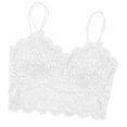 thumbnail image 4 of Top de encaje con Relleno Floral BLESIY blanco, 4 of 6